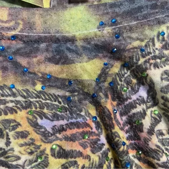 Avenue Butterfly Rhinestone Tee Plus Size 18/20 - Picture 10 of 13